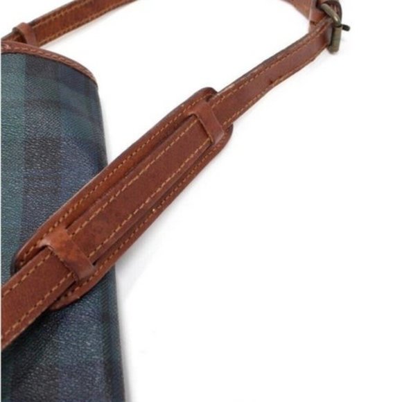 🌟VINTAGE🌟 Polo by Ralph Lauren Blackwatch Plaid Crossbody Bag - Picture 12 of 15